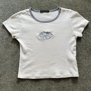 Bramndy Melville Don’t call me baby embroidered baby tee